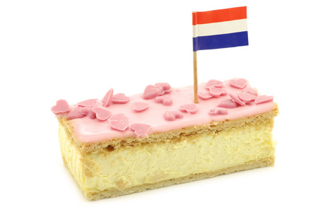 传统的荷兰糕点，称为tompouce