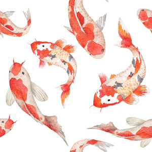 鲤鱼的简易图案图片