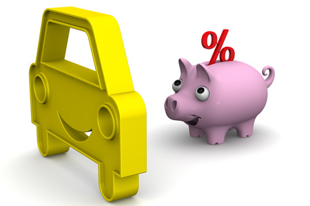 有利可图的汽车贷款百分比.
