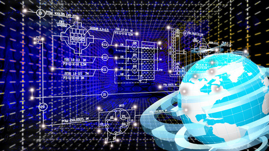互联网技术。科学和连接