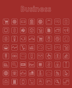 一套业务简单图标