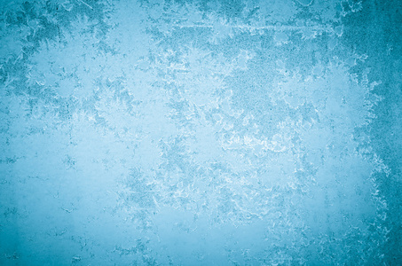 冬季霜冻抽象图案