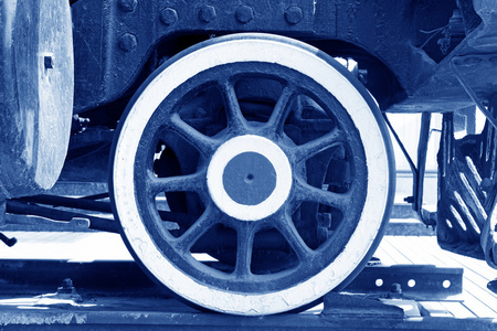 蒸气机车车轮图片