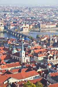 布拉格市俯视图