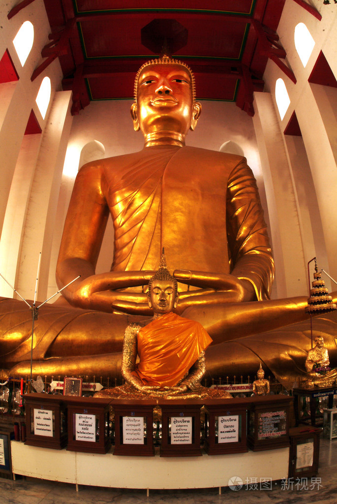 著名的大坐佛在泰殿