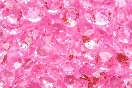 粉红色钻石的特写