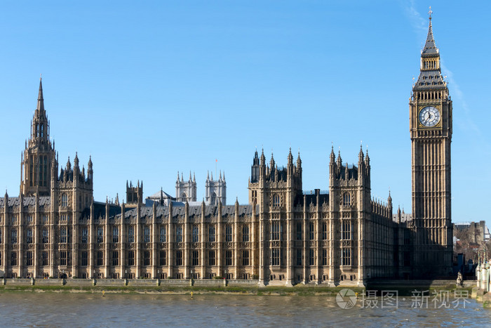 大本钟和伦敦议会两院
