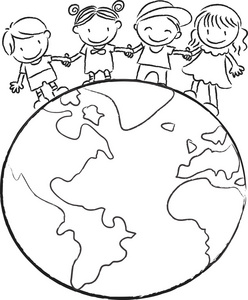 在地球上的孩子图片