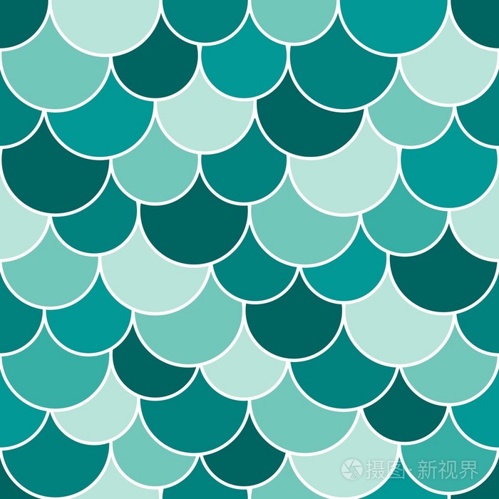 无缝的鳞片模式插画-正版商用图片1i9ytp-摄图新视界