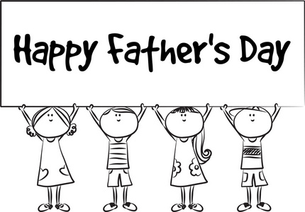 卡通绘图快乐 fathersday 卡