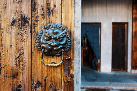 传统中国大门的门环