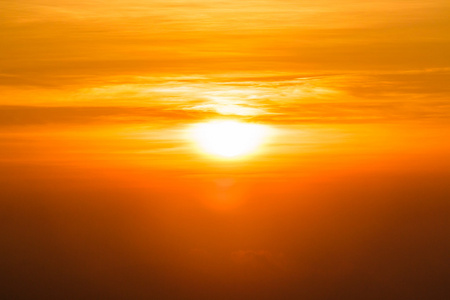 日出天空背景