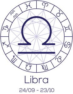 天秤座的标志符号图片