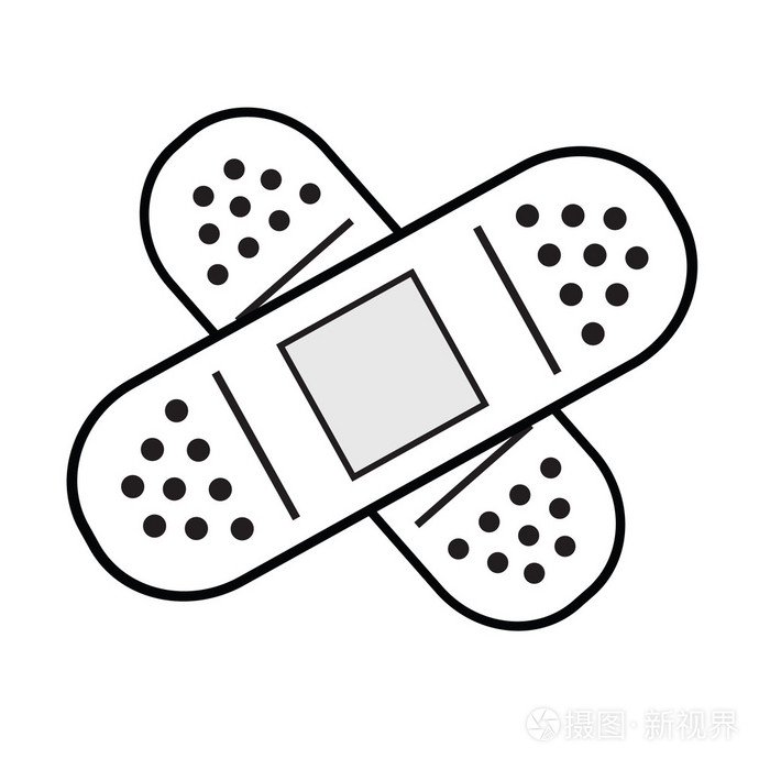 创可贴矢量插画-正版商用图片1iafim-摄图新视界