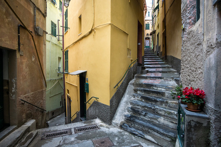 Vernazza 的小巷