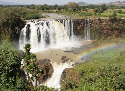 青尼罗河瀑布，巴哈达尔埃塞俄比亚