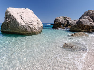 海湾地区的 orosei 卡拉阿尔 sorgenti 海滩风景特区