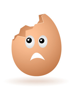 矢量卡通破蛋图片