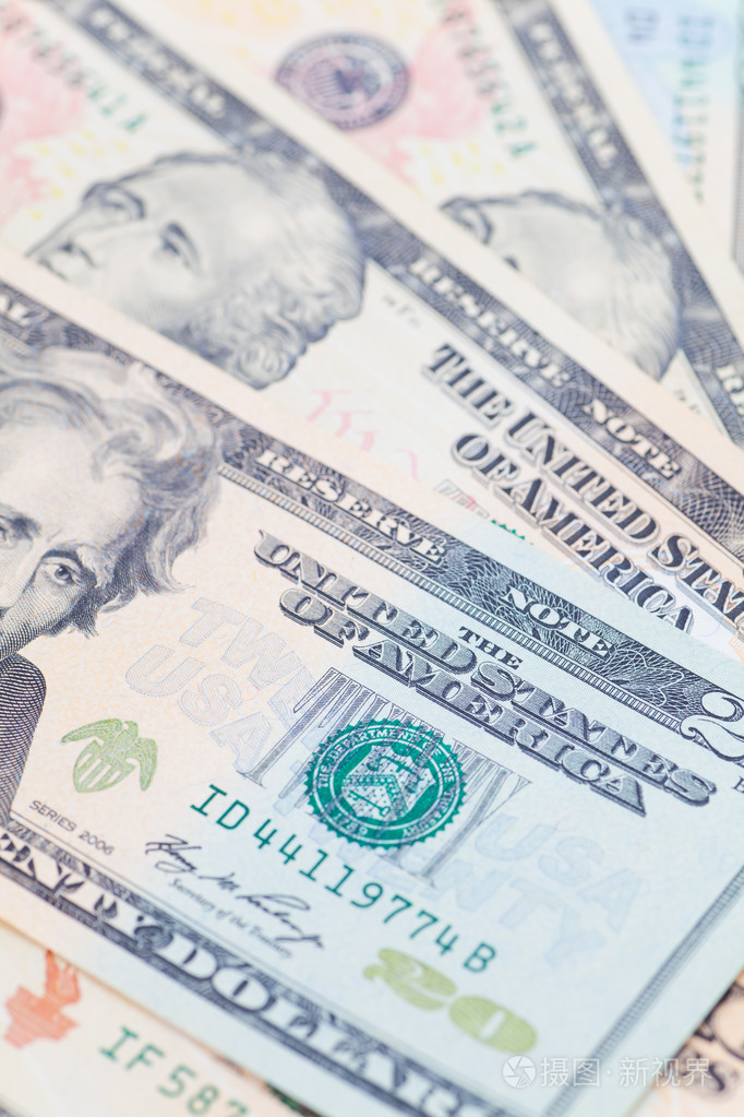 美元纸币背景