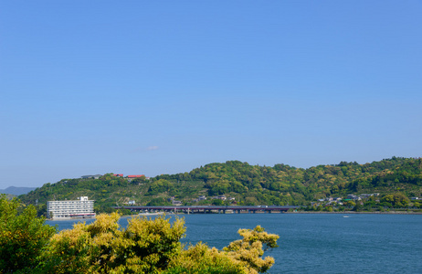 日本静冈县的哈玛纳湖