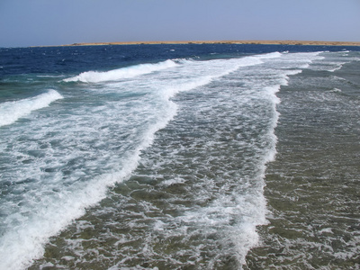 在埃及红海海岸潮汐