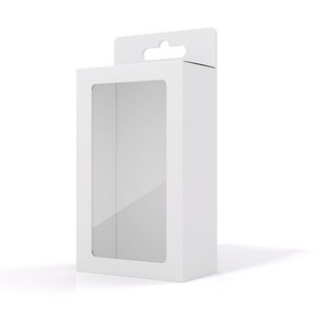 3d 的空白产品包装盒白色