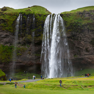 skogarfoss 瀑布冰岛