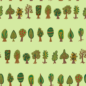森林树木无缝模式