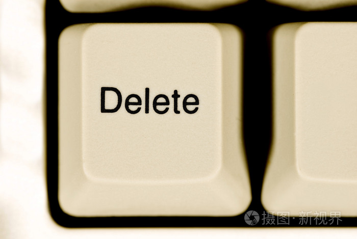 删除计算机键盘上的键