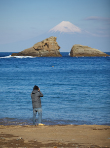 富士山和湖