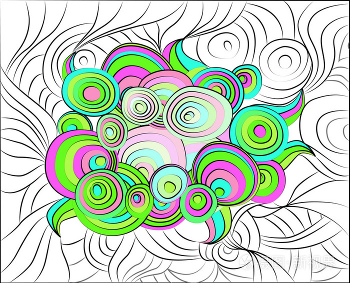 酸的抽象图案插画-正版商用图片1icb5d-摄图新视界