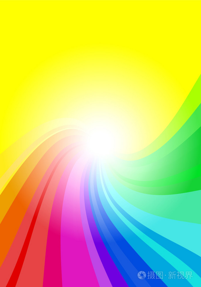 抽象彩虹彩色背景