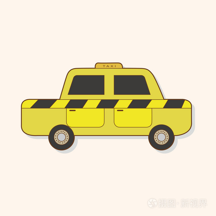 运输车主题元素矢量, eps