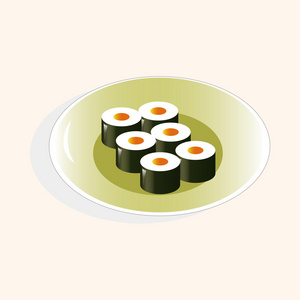 日本食品主题寿司