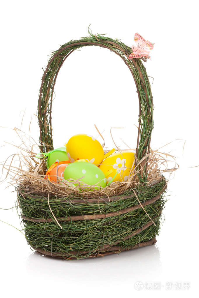 复活节蛋的篮子里