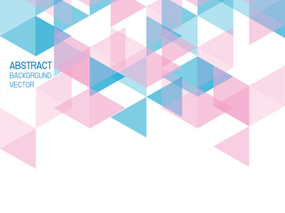 几何蓝色名片图片