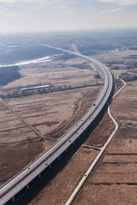 鸟瞰的公路