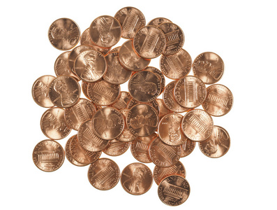 美元硬币 1小麦佩妮 