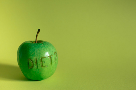 饮食绿色苹果