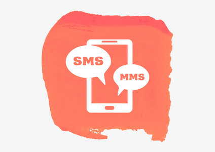 sms 的移动电话上