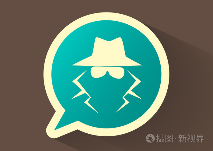 匿名的间谍代理图标