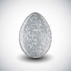 美丽的复活节彩蛋矢量图
