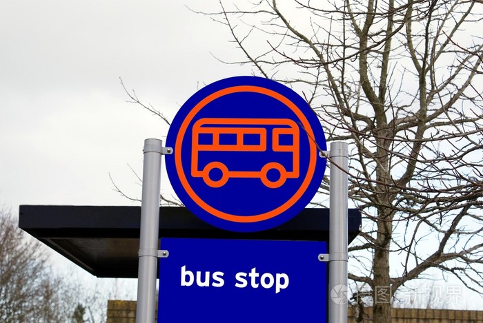 巴士站标志