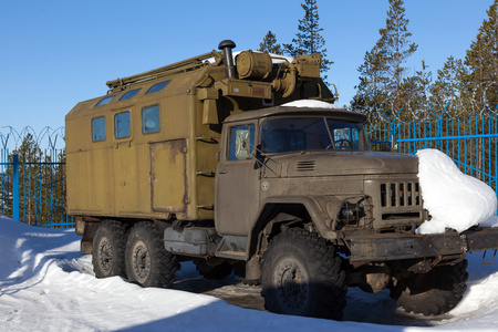 俄罗斯2015 年 3 月 16 日 旧苏联越野车辆 Zil 131