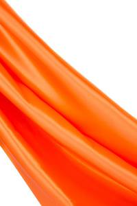橙色的丝绸窗帘