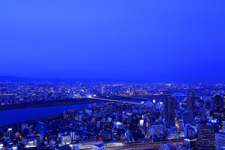 大阪的夜景