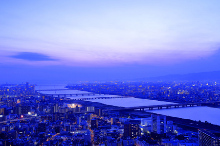 大阪的夜景