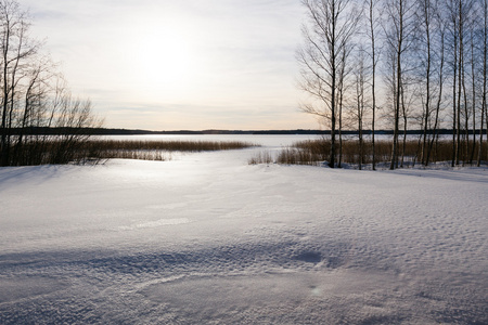 冬季景观与湖