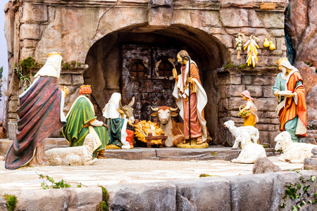 基督诞生在意大利的场景