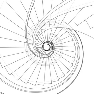 螺旋楼梯矢量